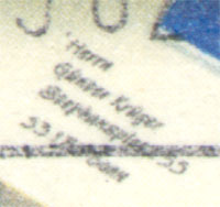 Günter Krüger - Text der Briefmarke
