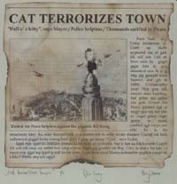 Cat terrorizes town